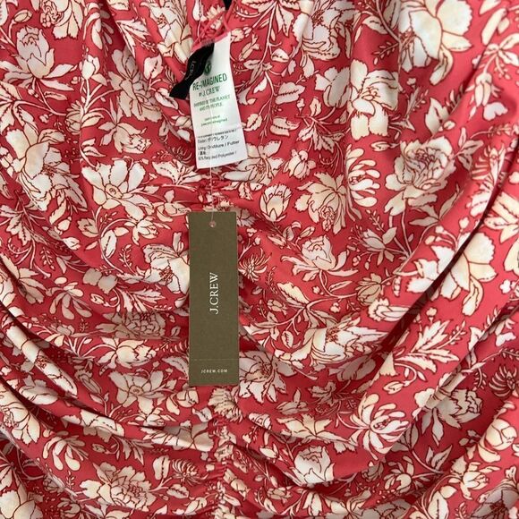 J. Crew Plus size pink & white floral bathing suit size 24, NWT - Picture 5 of 8
